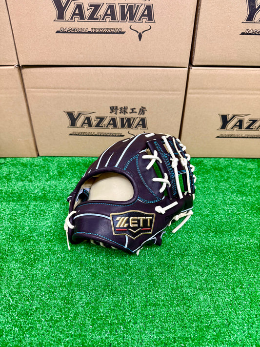ZETT 限定硬式内野手用グラブ　BPROG565SG　ブラウン×パステルブラウン