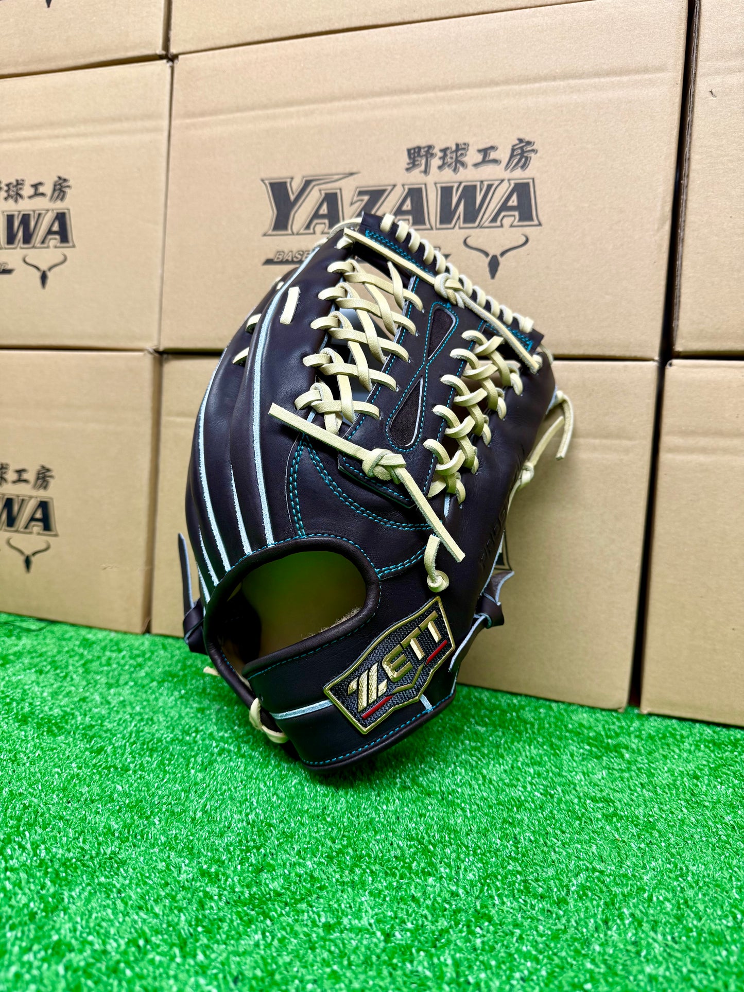 ZETT　限定外野手用グラブ　BPROG770SG　ブラウン×パステルブラウン