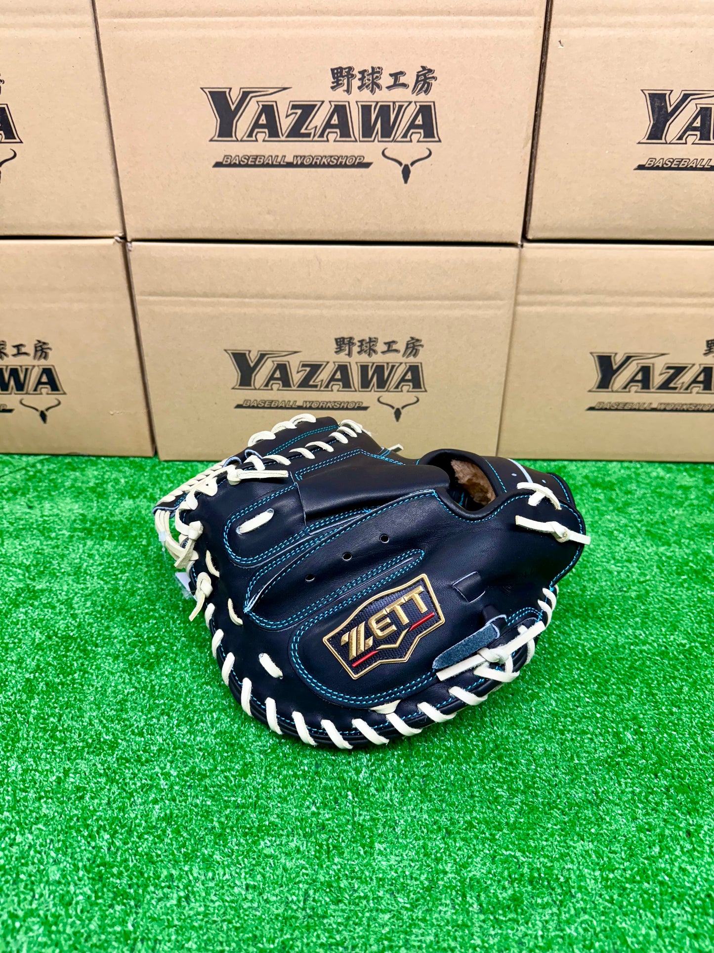 ZETT 限定硬式キャッチャーミット　BPROCM962S　森モデル　ブラック×パステルブラウン
