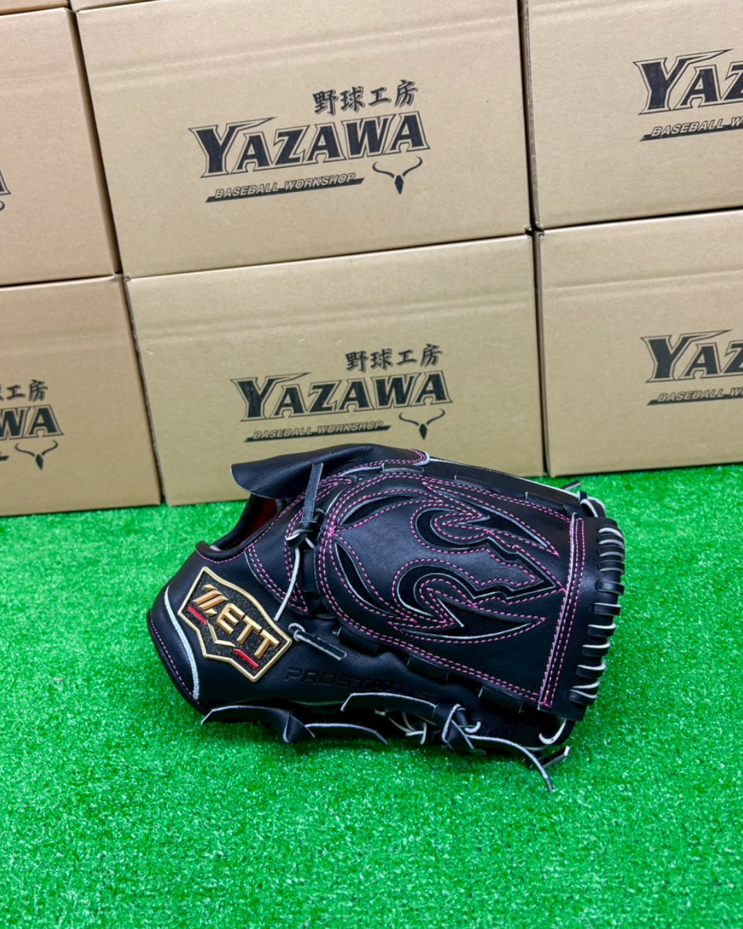 ZETT  硬式投手用店舗別注グラブ　296型 　ブラック