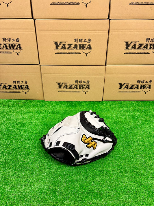 ハタケヤマ　限定軟式キャッチャーミット　2026PRO-M8E　ホワイト×ブラック