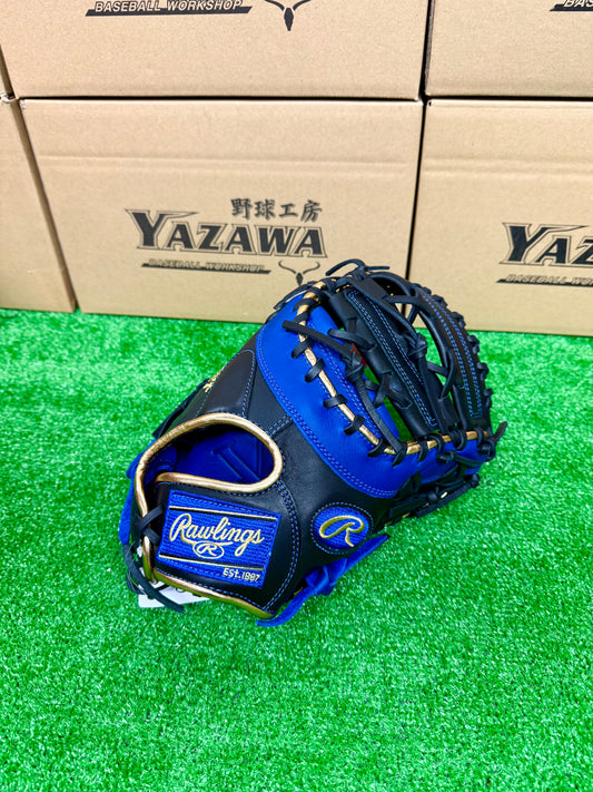 ローリングス　少年軟式ファーストミット　GJ5HTC3ACDS　ロイヤルブルー×ブラック
