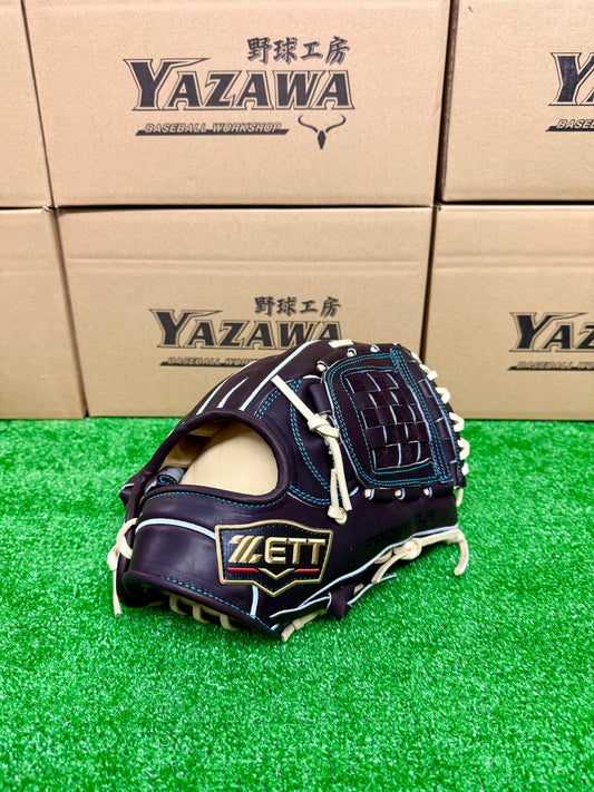 ZETT　硬式内野手用グラブ　BPROG564SG　ブラウン×パステルブラウン