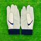 久保田スラッガー　バッティング手袋　S-707K（ホワイト×ネイビー×ゴールド）23～27㎝