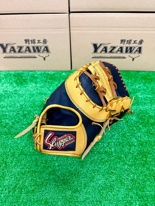 久保田スラッガー　軟式ファーストミット　KSF-733　ブラック×タン【型付け済み】