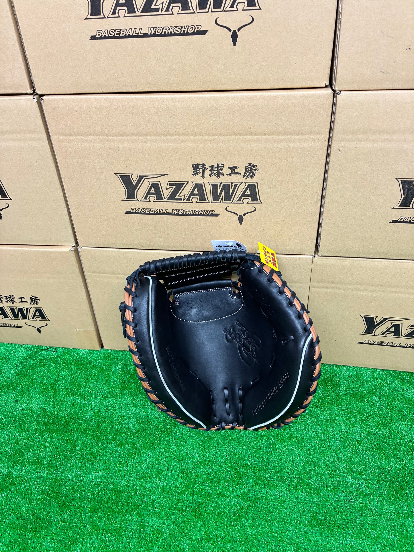 ハタケヤマ　軟式キャッチャーミット　2025PRO-M8F　ブラック×ブラウン　