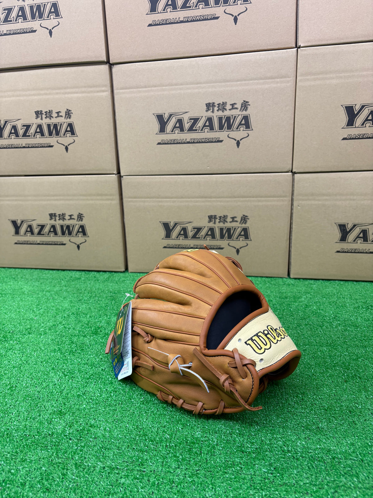 Wilson　軟式内野手用グラブ 【1786型】　ブロンド×Sタン