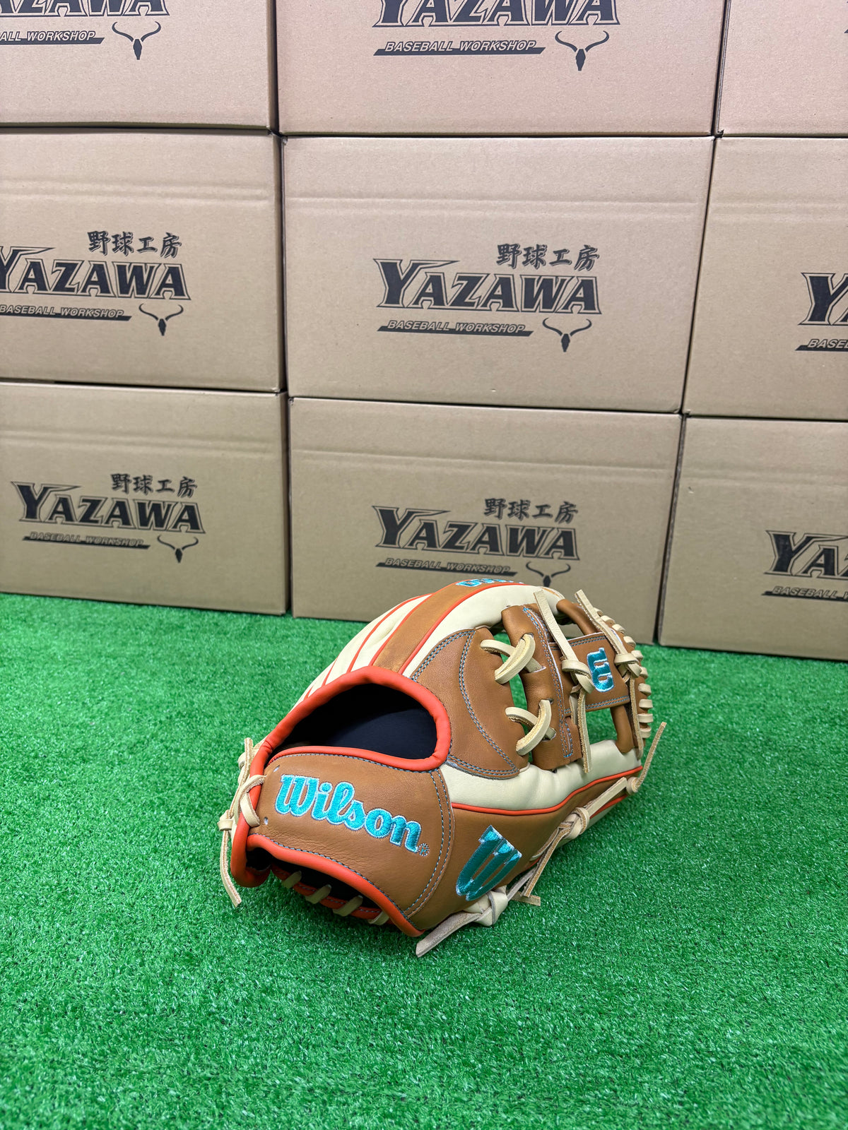 Wilson　軟式内野手用グラブ 【1787型】　Sタン×ブロンド