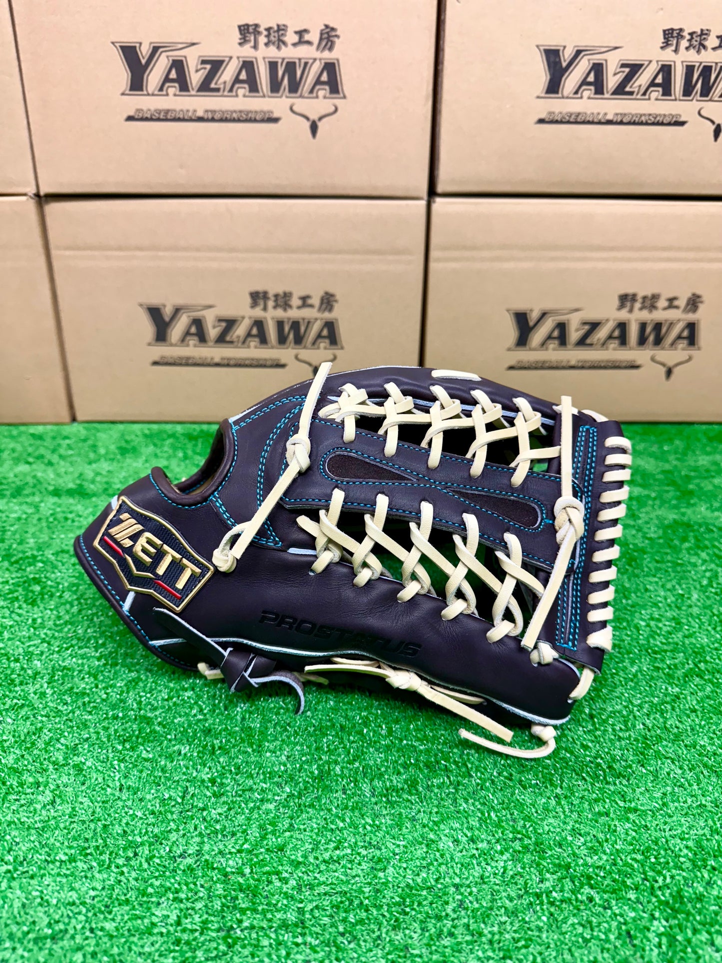 ZETT　限定外野手用グラブ　BPROG770SG　ブラウン×パステルブラウン