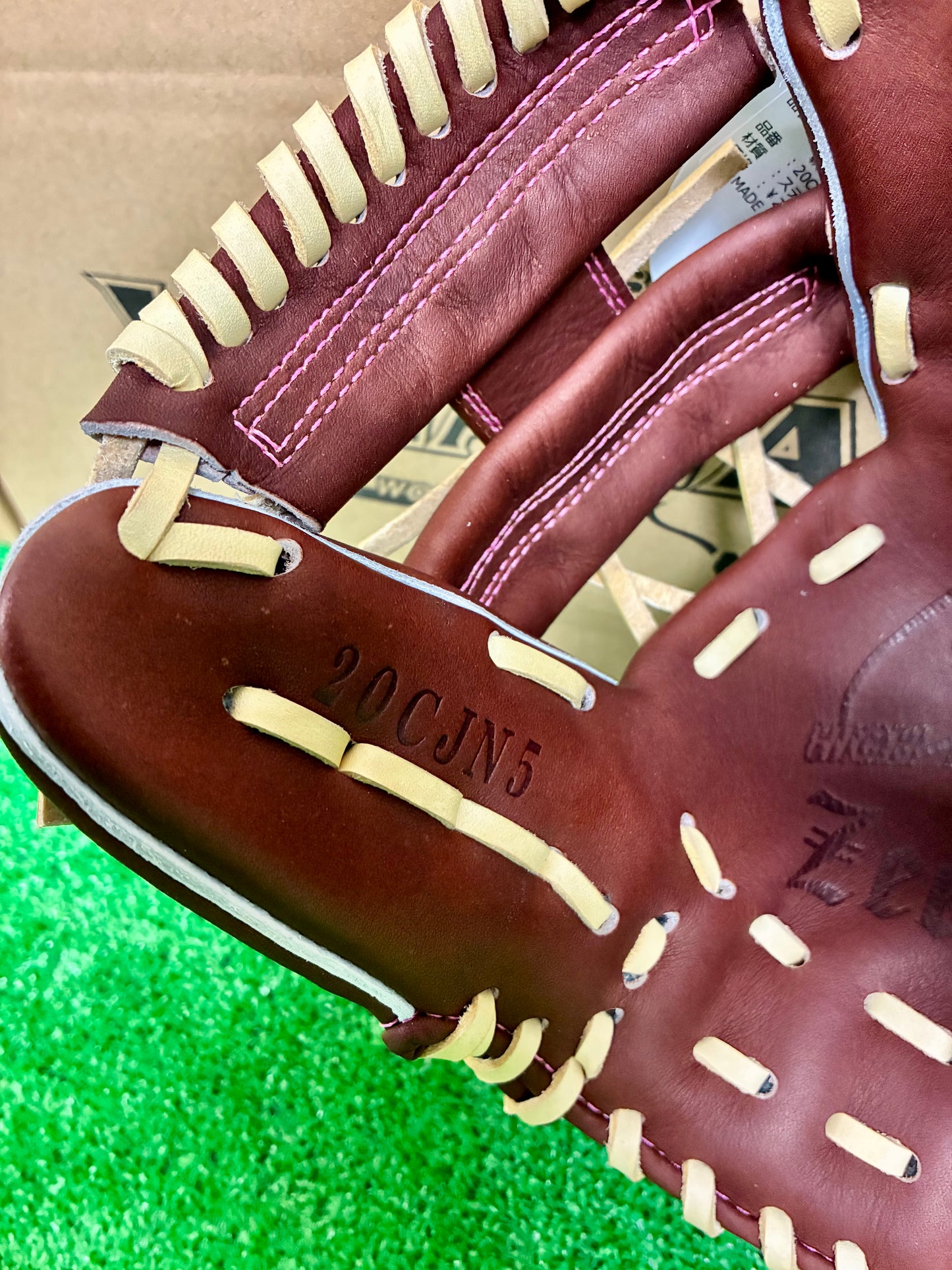 Zeems　限定少年軟式用　20CJN5　中型　チョコ×キャメルブラウン