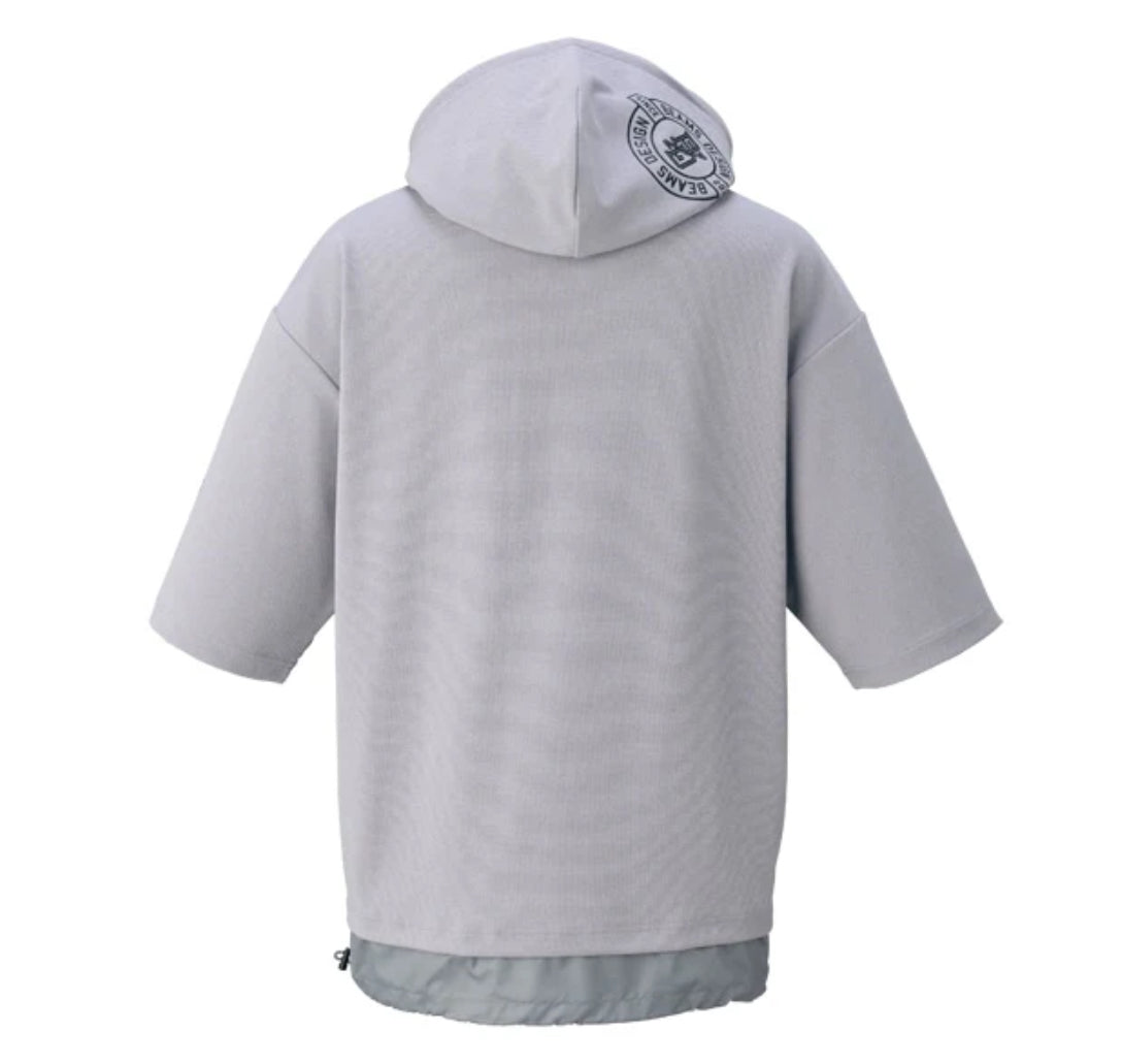 ZETT by BEAMS DESIGN 半袖スウェットパーカー