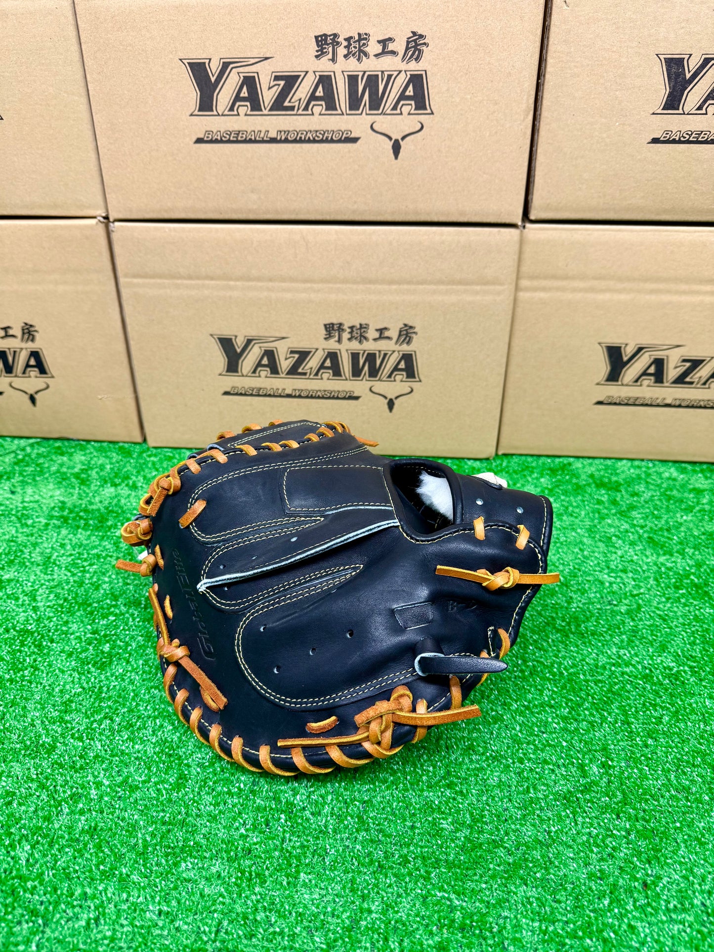 ミズノ　硬式キャッチャーミット　1AJCH31400　【號シリーズ】ブラック×コルク