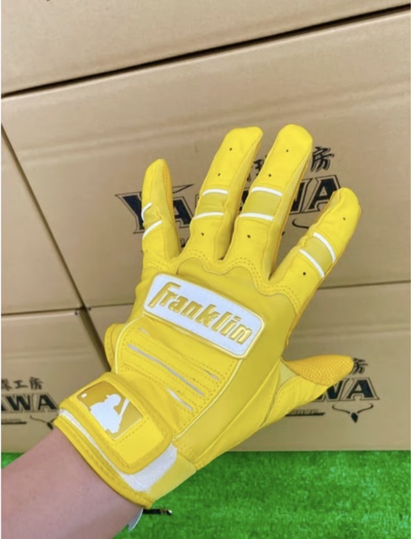 Franklin　バッティング手袋　CFX-PRO　HI-LITE　イエロー