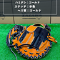 要～KANAME~　限定軟式キャッチャーミット　TYPE-C200R　ブラック×オレンジ(ペイズリー柄)