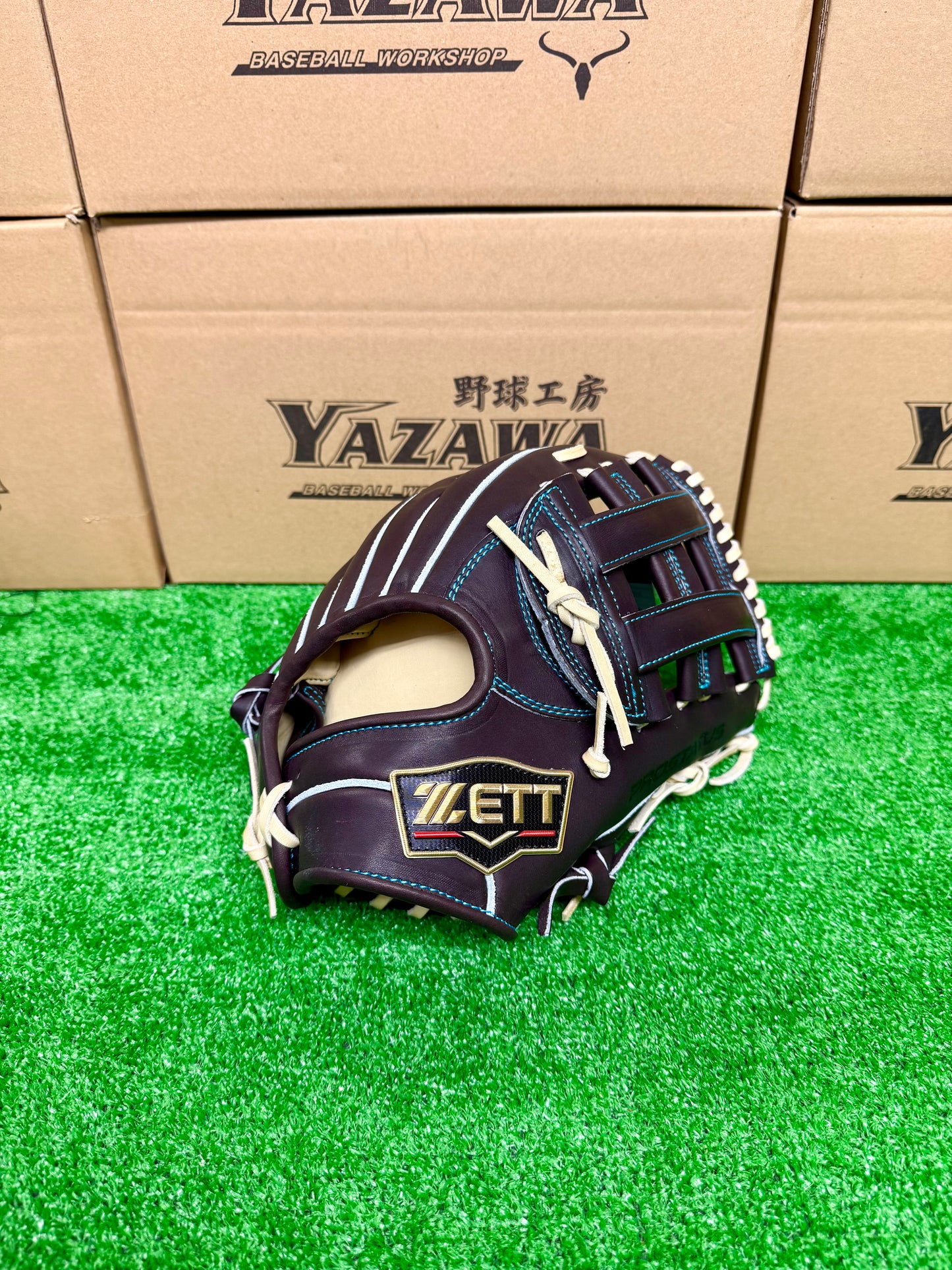 ZETT 限定硬式内野手用グラブ　BPROG285SG　ブラウン×パステルブラウン