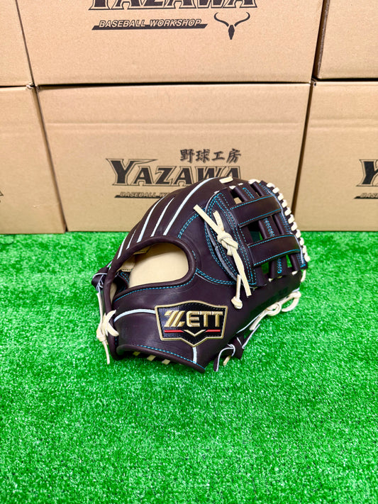 ZETT 限定硬式内野手用グラブ　BPROG285SG　ブラウン×パステルブラウン