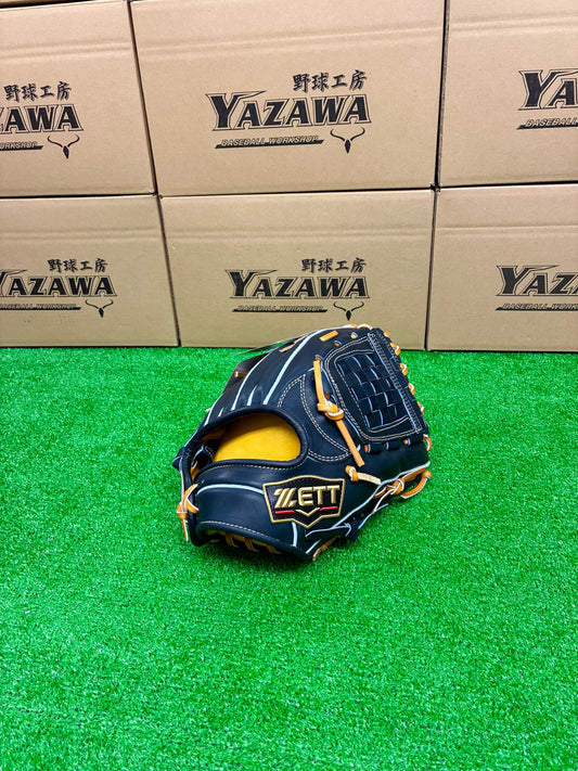 ZETT　限定硬式内野手用グラブ　BPROG564SQ　Nブラック