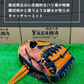 要～KANAME~　限定軟式キャッチャーミット　TYPE-C200R　ブラック×オレンジ(ペイズリー柄)