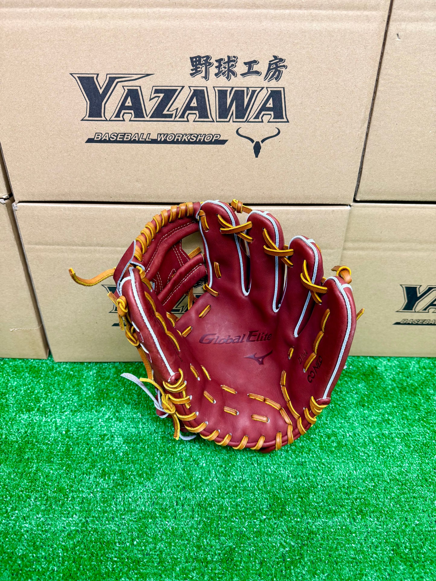 ミズノ　硬式内野手用グラブ　1AJGH30203　ローズブラウン（ショート、セカンド対応）