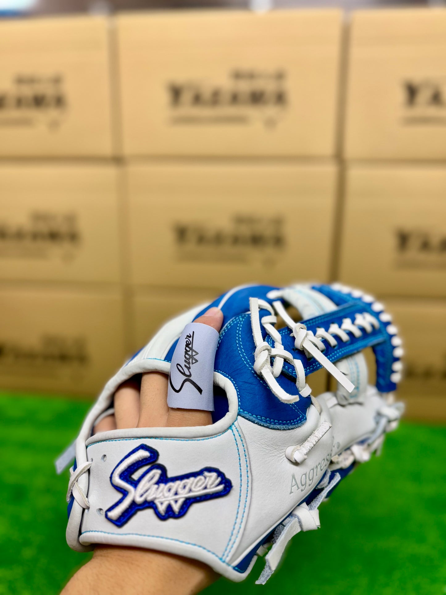 久保田スラッガー　限定フィンガーサポーター　LT21-A5（シルバー）