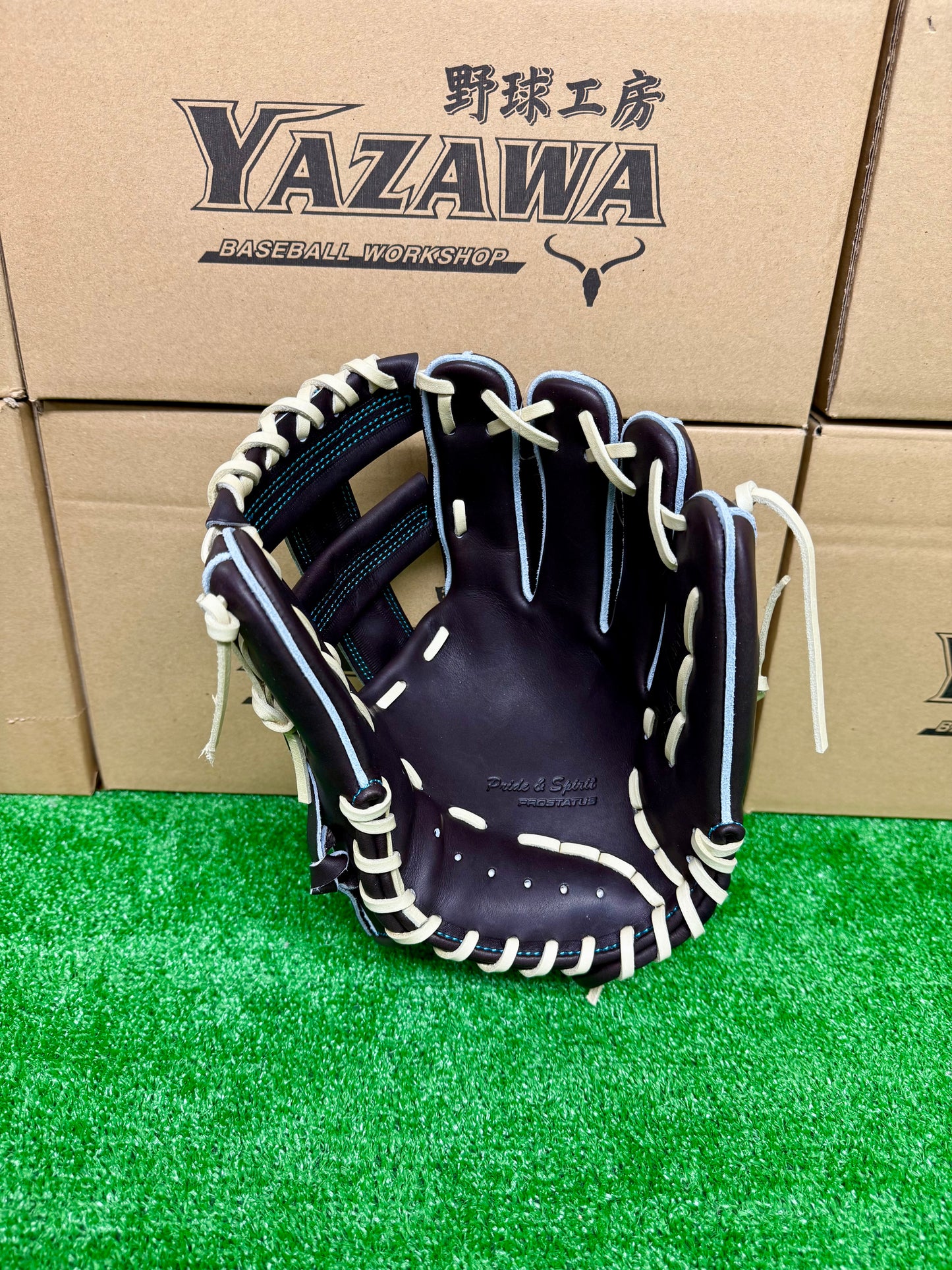 ZETT 限定硬式内野手用グラブ　BPROG185SG　ブラウン×パステルブラウン