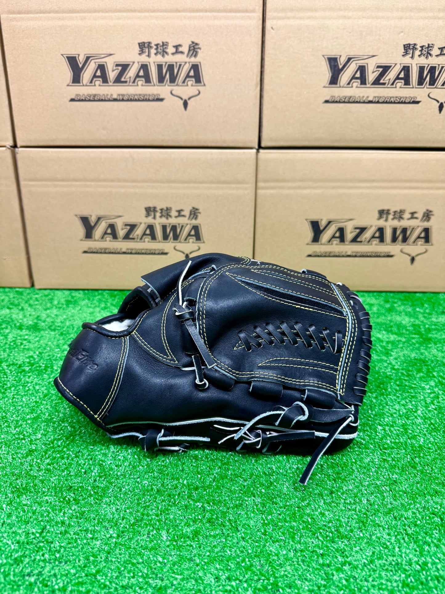 ミズノ　硬式投手用グラブ　1AJGH29501　ブラック【型付け済み】