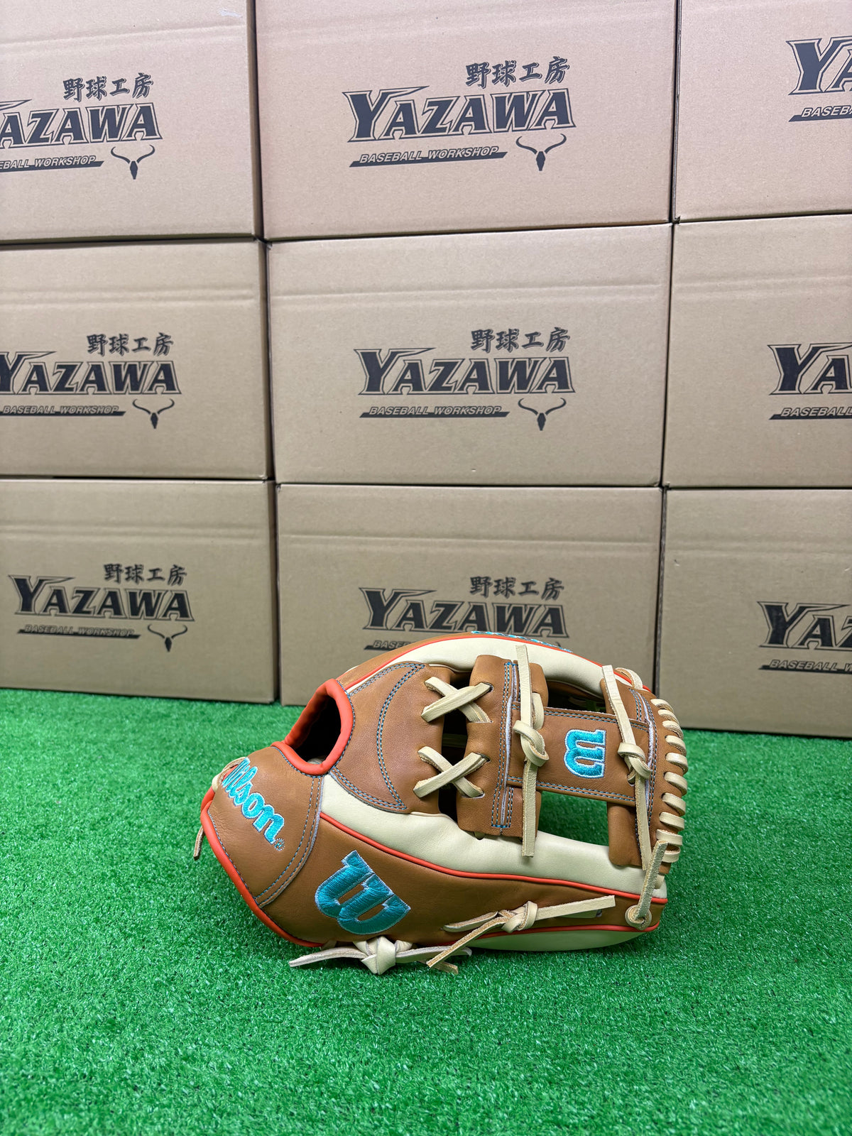 Wilson　軟式内野手用グラブ 【1787型】　Sタン×ブロンド