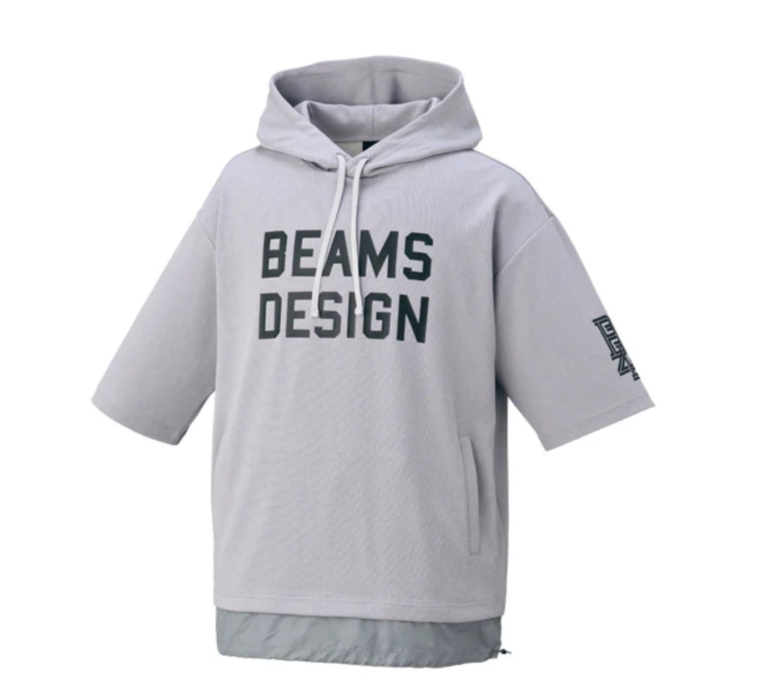 ZETT by BEAMS DESIGN 半袖スウェットパーカー