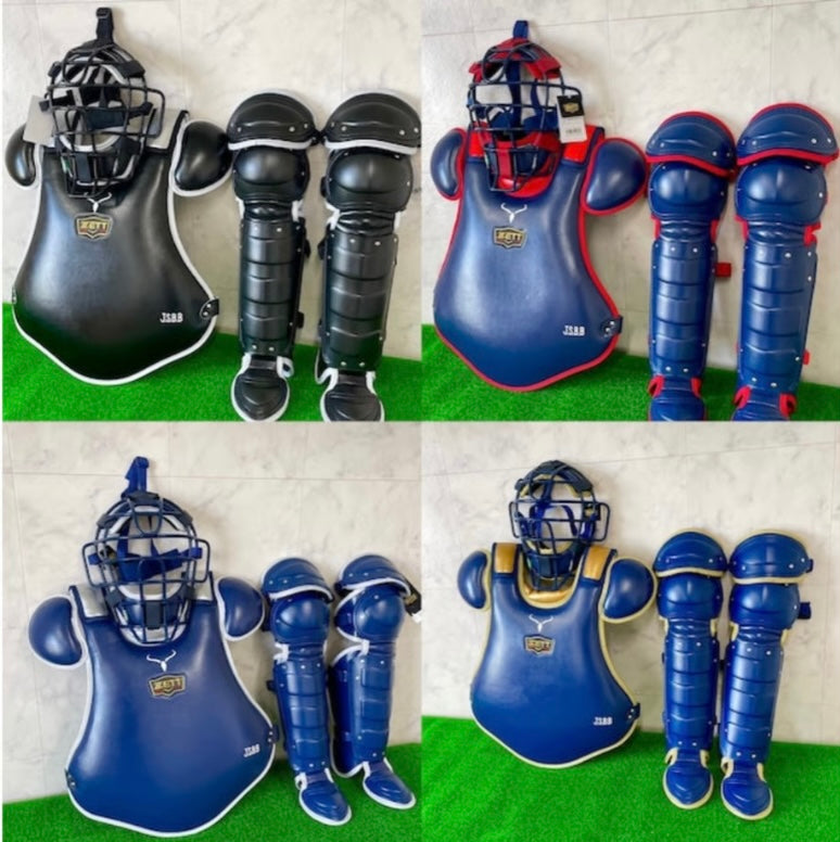 ゼット 限定軟式用キャッチャー防具3点セット