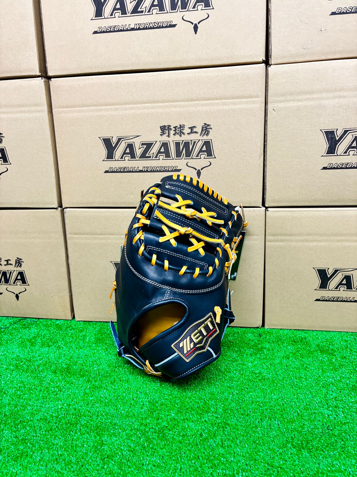 ZETT　限定硬式用ファーストミット　BPROF233SQ（LH）Nブラック