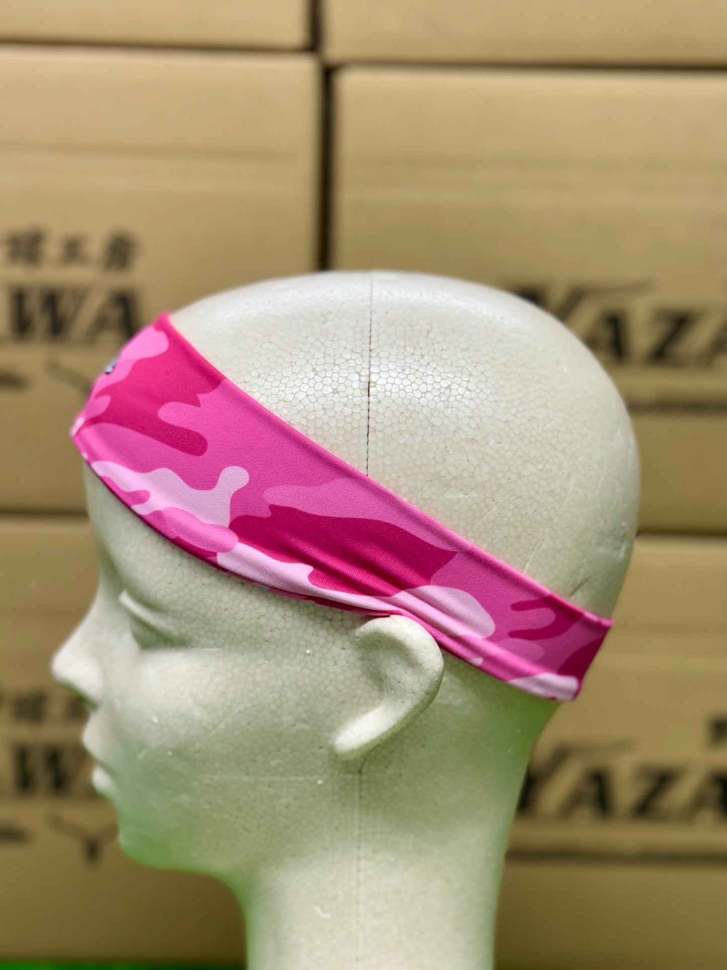 久保田スラッガー　ヘッドバンド　SW-1H（ピンクカモ）Sフリー