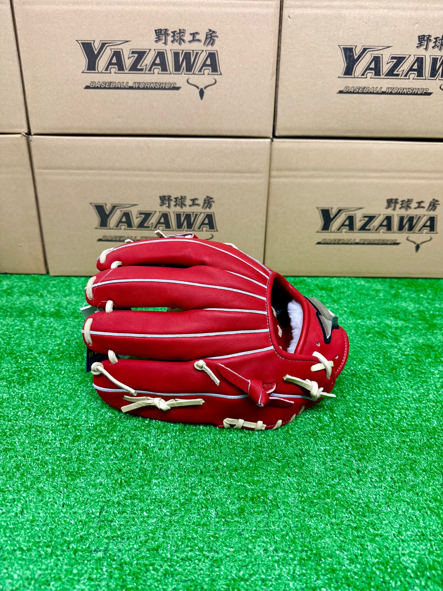 ミズノ　ゴールデンエイジ硬式内野手用グラブ　1AJGA31113　ラディッシュ×ブロンド