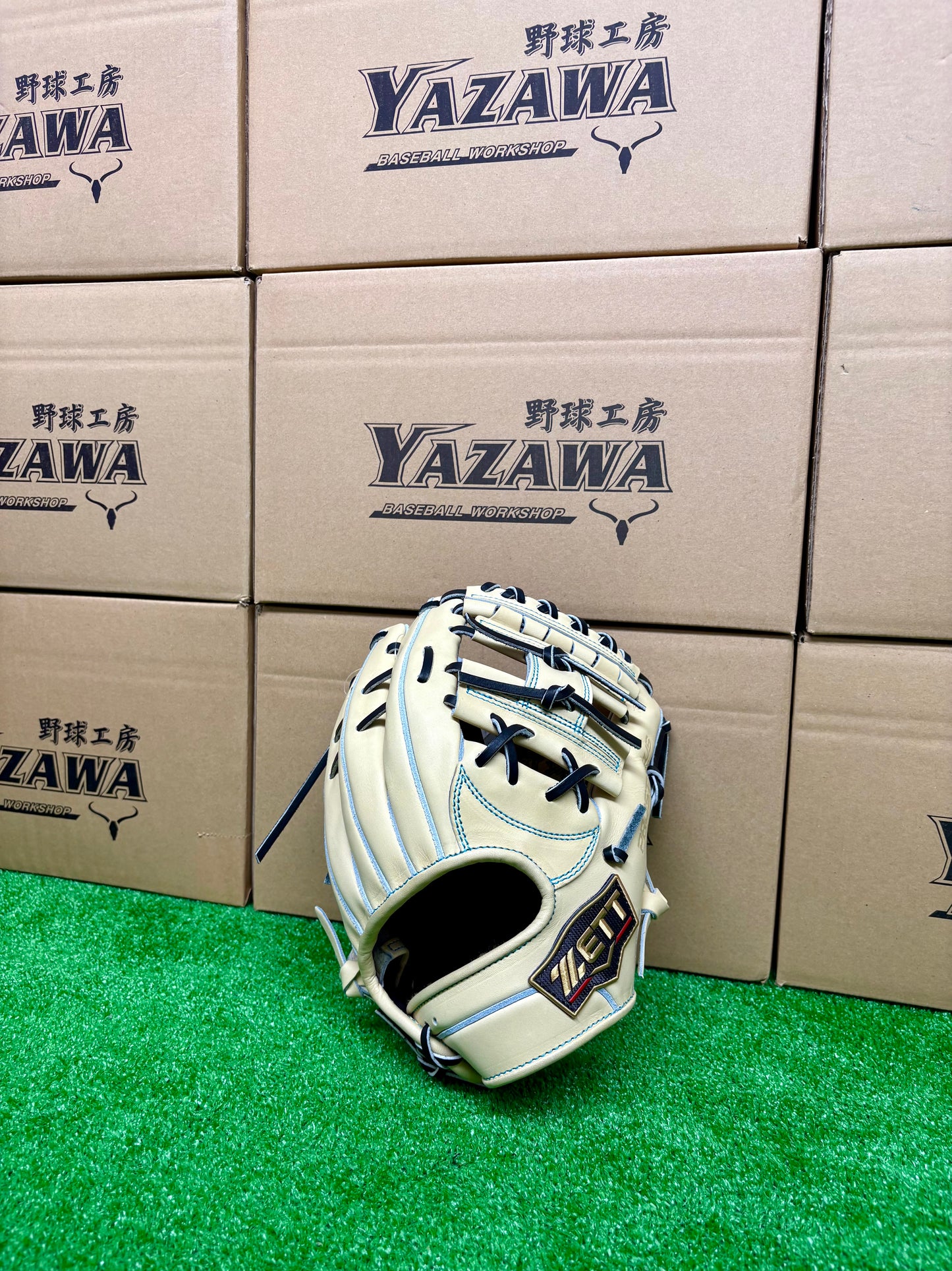 ZETT　限定硬式内野手用グラブ　BPROG565SG（LH）　ブラック×パステルブラウン／パステルブラウン×ブラック