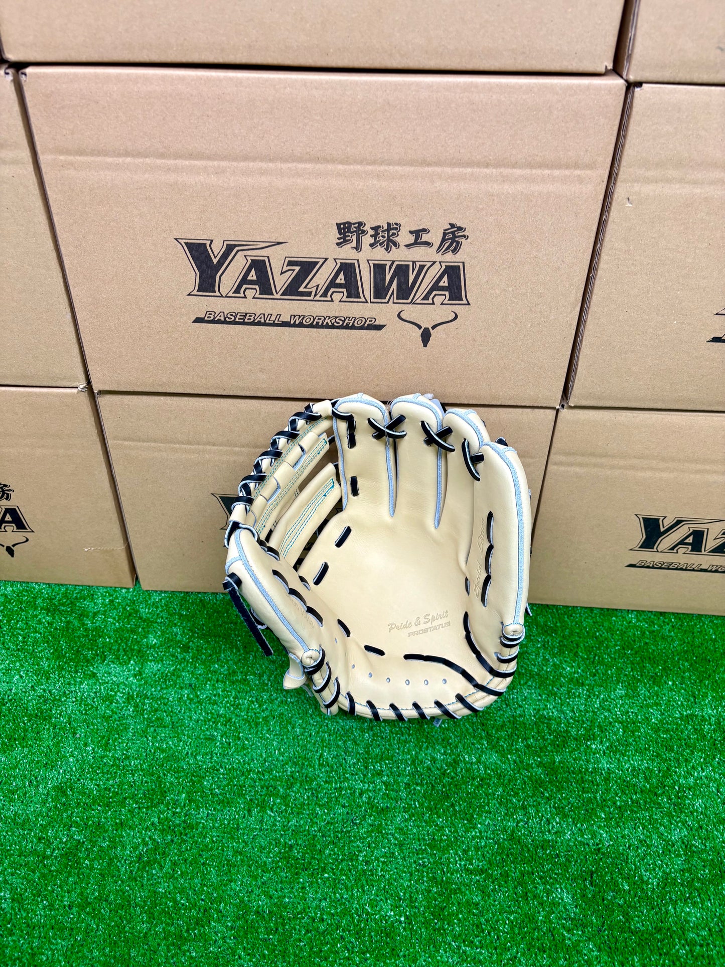 ZETT　限定硬式内野手用グラブ　BPROG565SG（LH）　ブラック×パステルブラウン／パステルブラウン×ブラック