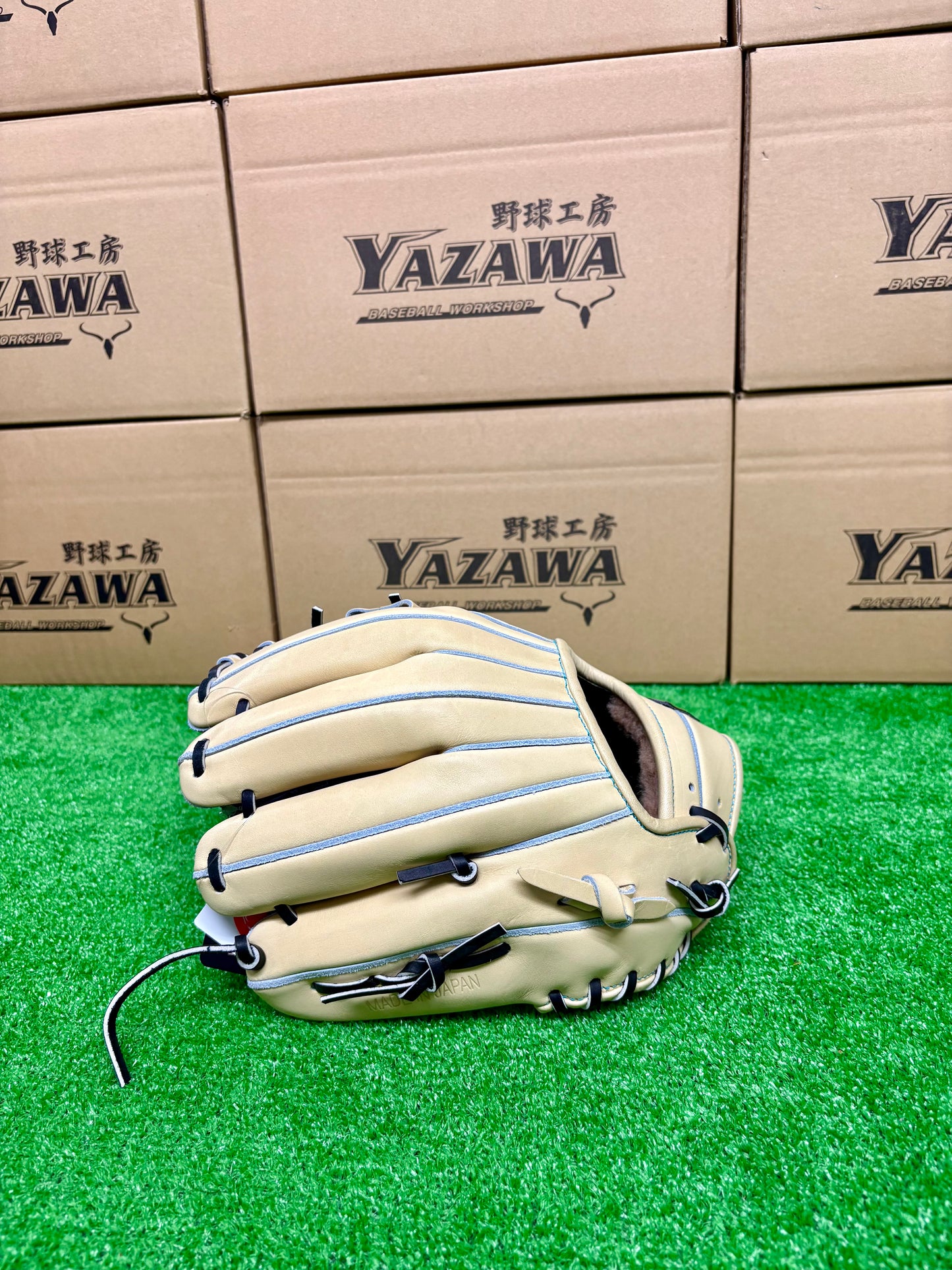 ZETT　限定硬式内野手用グラブ　BPROG765SG（LH）ブラック×パステルブラウン／パステルブラウン×ブラック