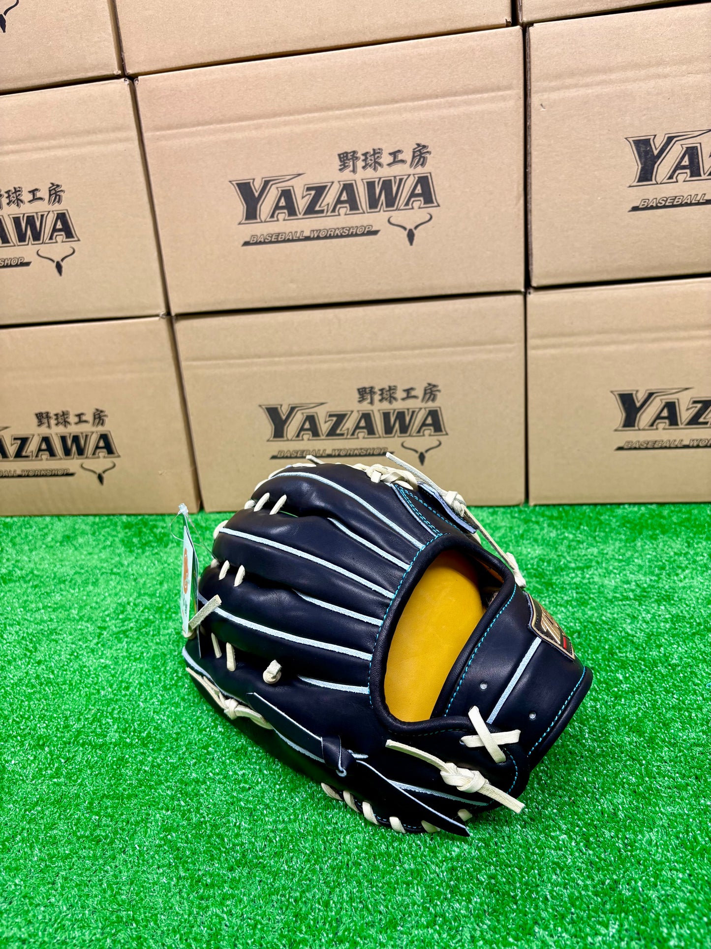 ZETT　限定硬式外野手用グラブ　BPROG770SG（LH）ブラック×パステルブラウン／パステルブラウン×ブラック