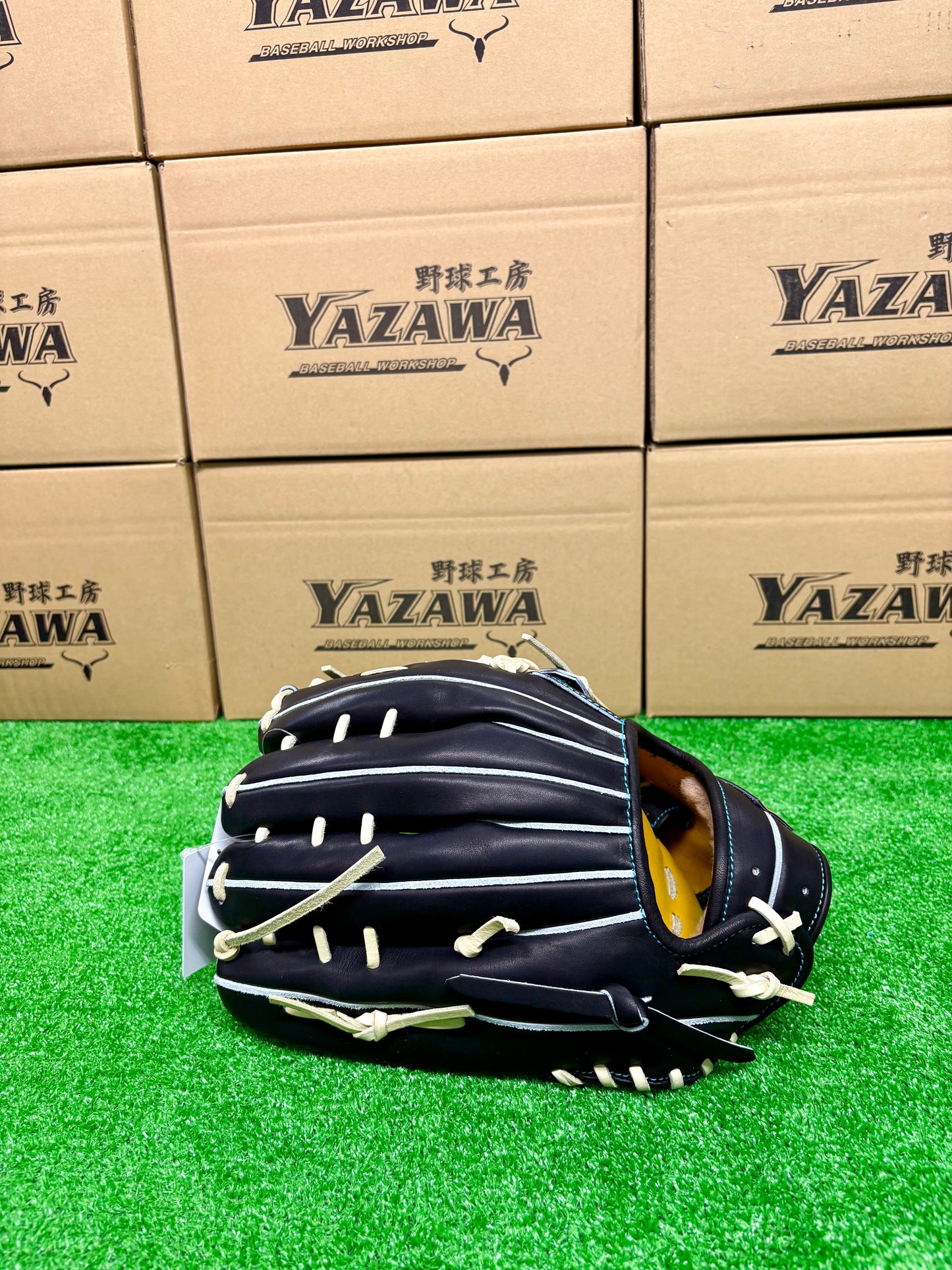 ZETT　限定硬式外野手用グラブ　BPROG770SG（LH）ブラック×パステルブラウン／パステルブラウン×ブラック