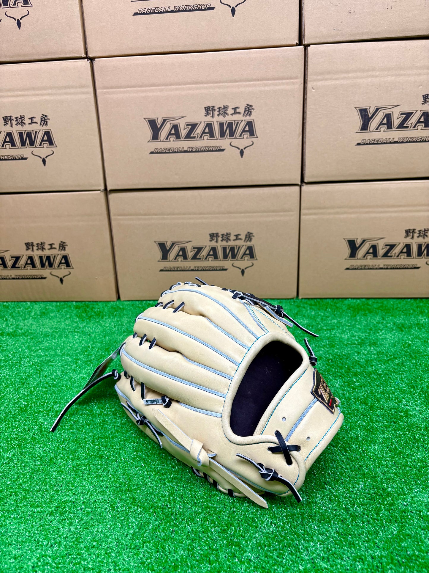 ZETT　限定硬式外野手用グラブ　BPROG770SG（LH）ブラック×パステルブラウン／パステルブラウン×ブラック