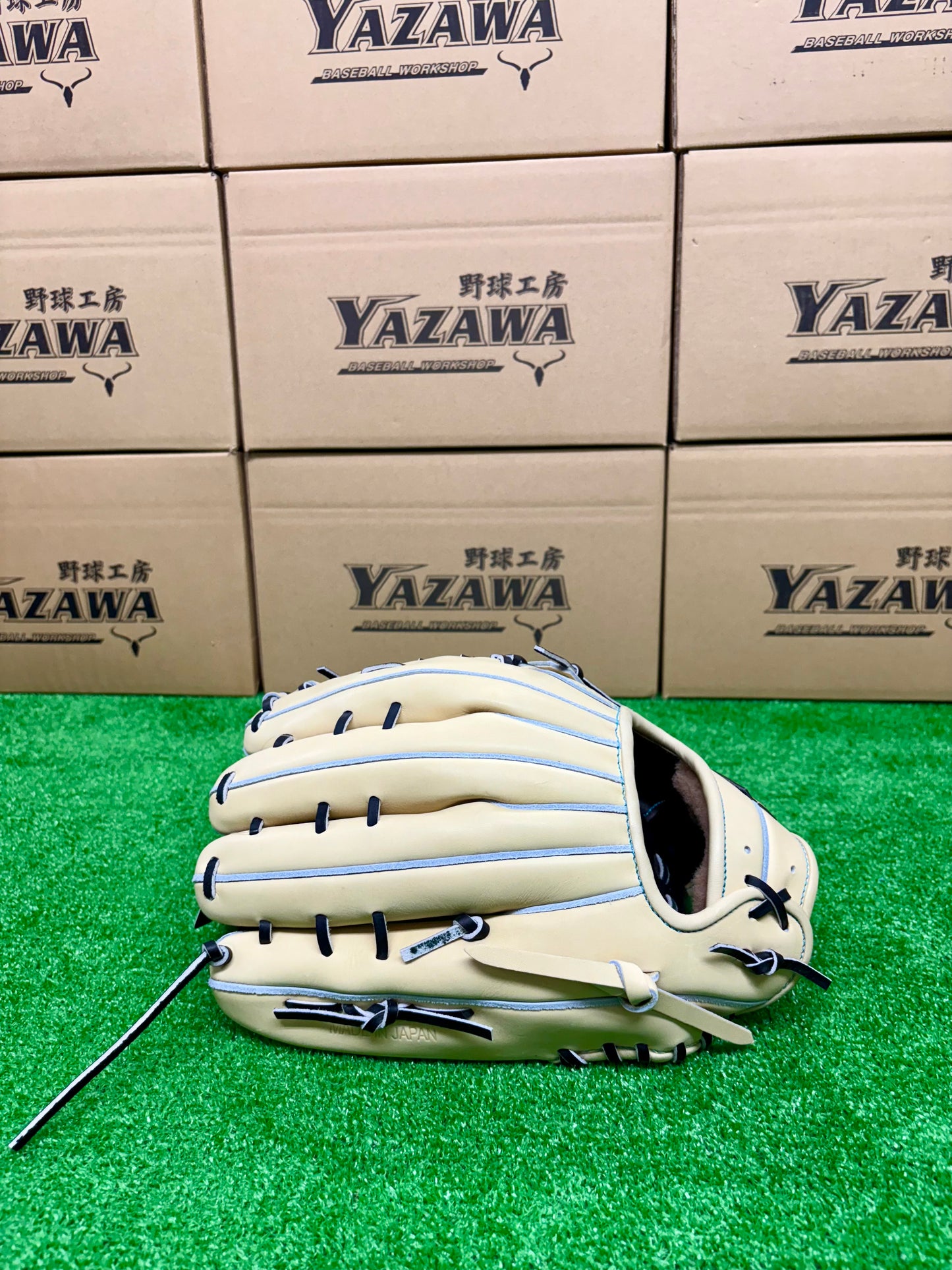 ZETT　限定硬式外野手用グラブ　BPROG770SG（LH）ブラック×パステルブラウン／パステルブラウン×ブラック