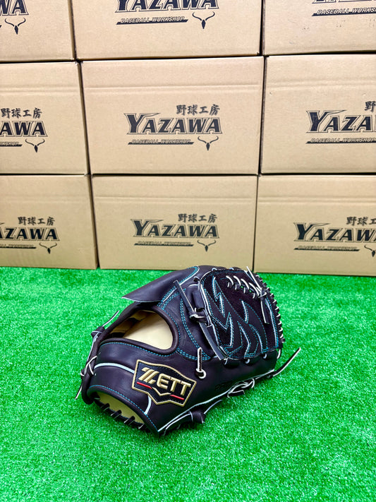 ZETT　限定硬式投手用グラブ　BPROG611SG（LH）　チョコブラウン