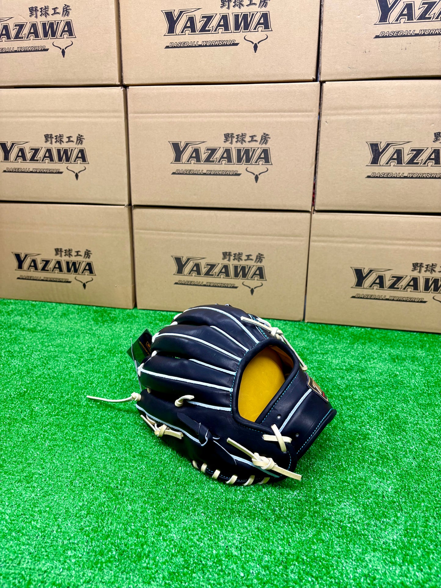 ZETT　限定硬式内野手用グラブ　BPROG185SG（LH）ブラック×パステルブラウン