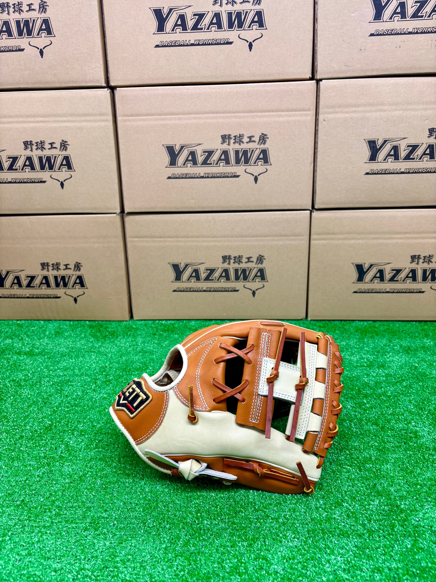 ZETT　限定軟式内野手　二塁手・遊撃手用グラブ 　BRGB32556F　ゴールドブラウン×パステルブラウン