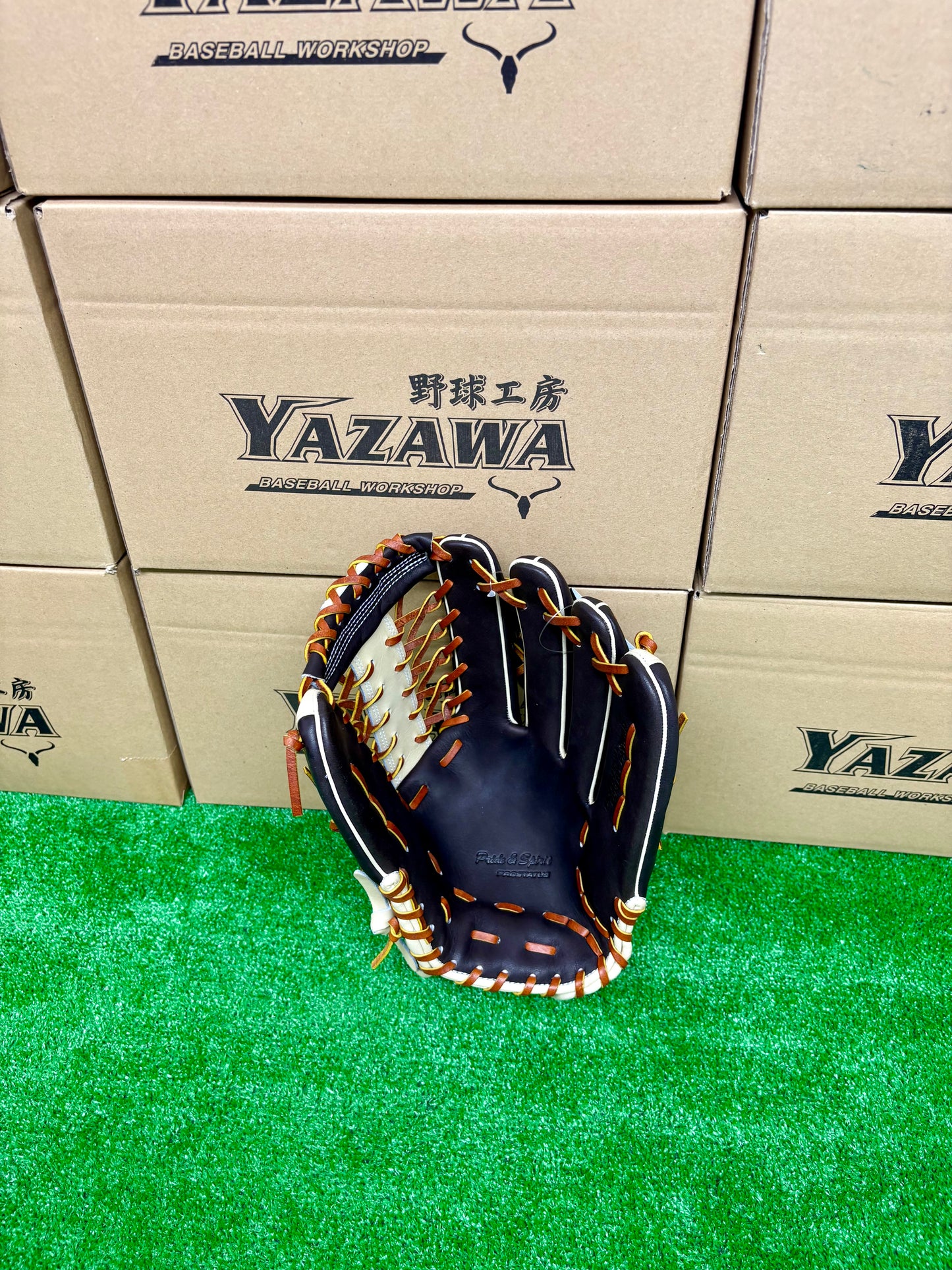 ZETT　限定軟式外野手用グラブ BRGB32577F ブラウン×パステルブラウン