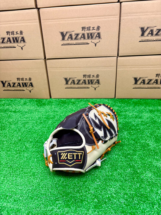 ZETT　限定軟式投手用グラブ　BRGB32511F　ブラウン×パステルブラウン