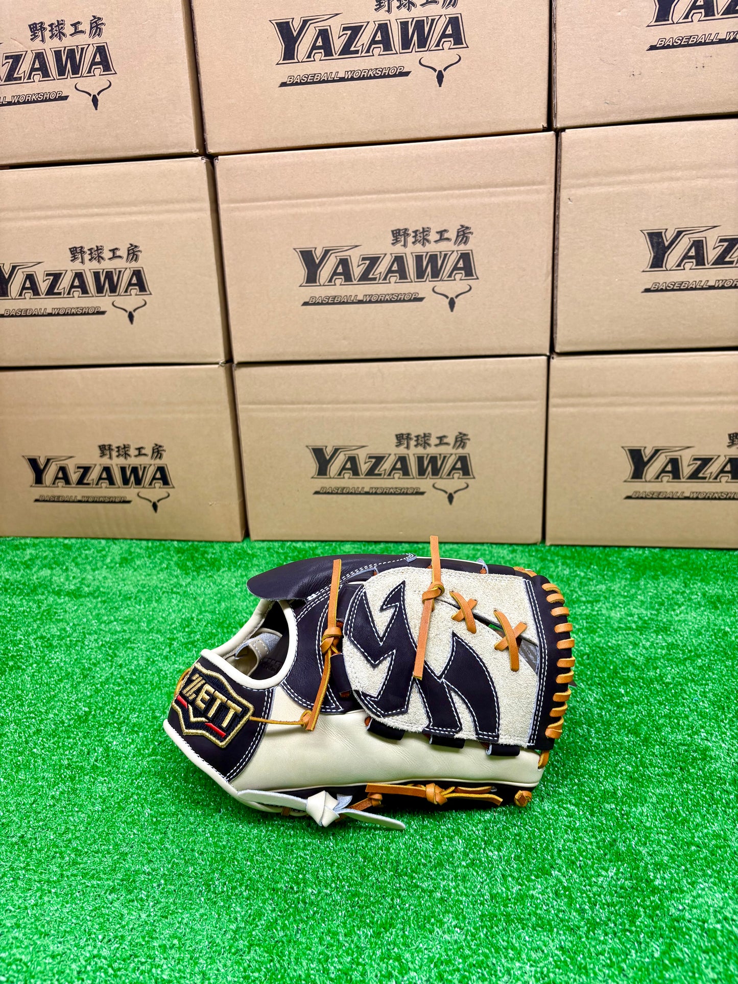 ZETT　限定軟式投手用グラブ　BRGB32511F　ブラウン×パステルブラウン