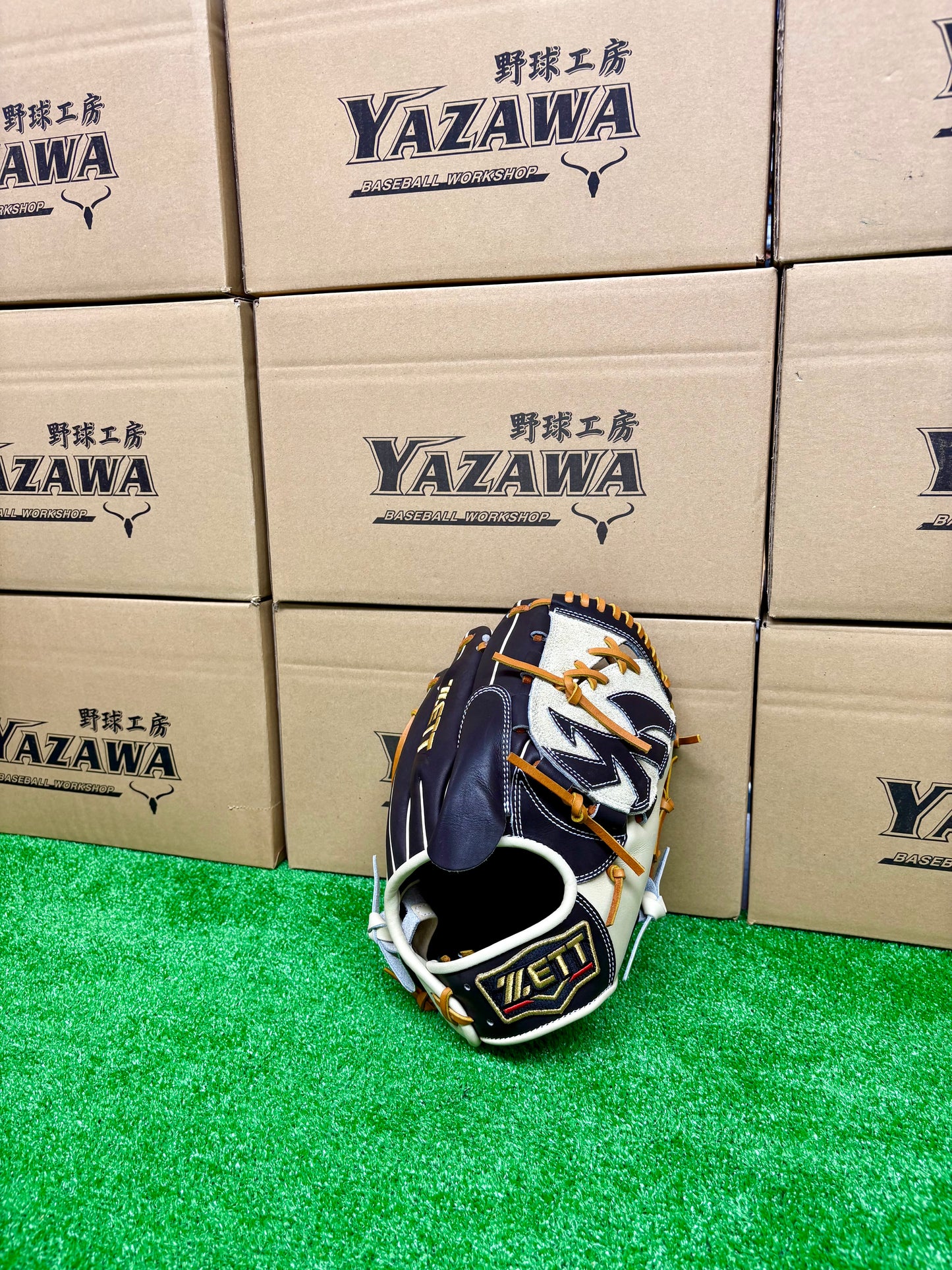 ZETT　限定軟式投手用グラブ　BRGB32511F　ブラウン×パステルブラウン