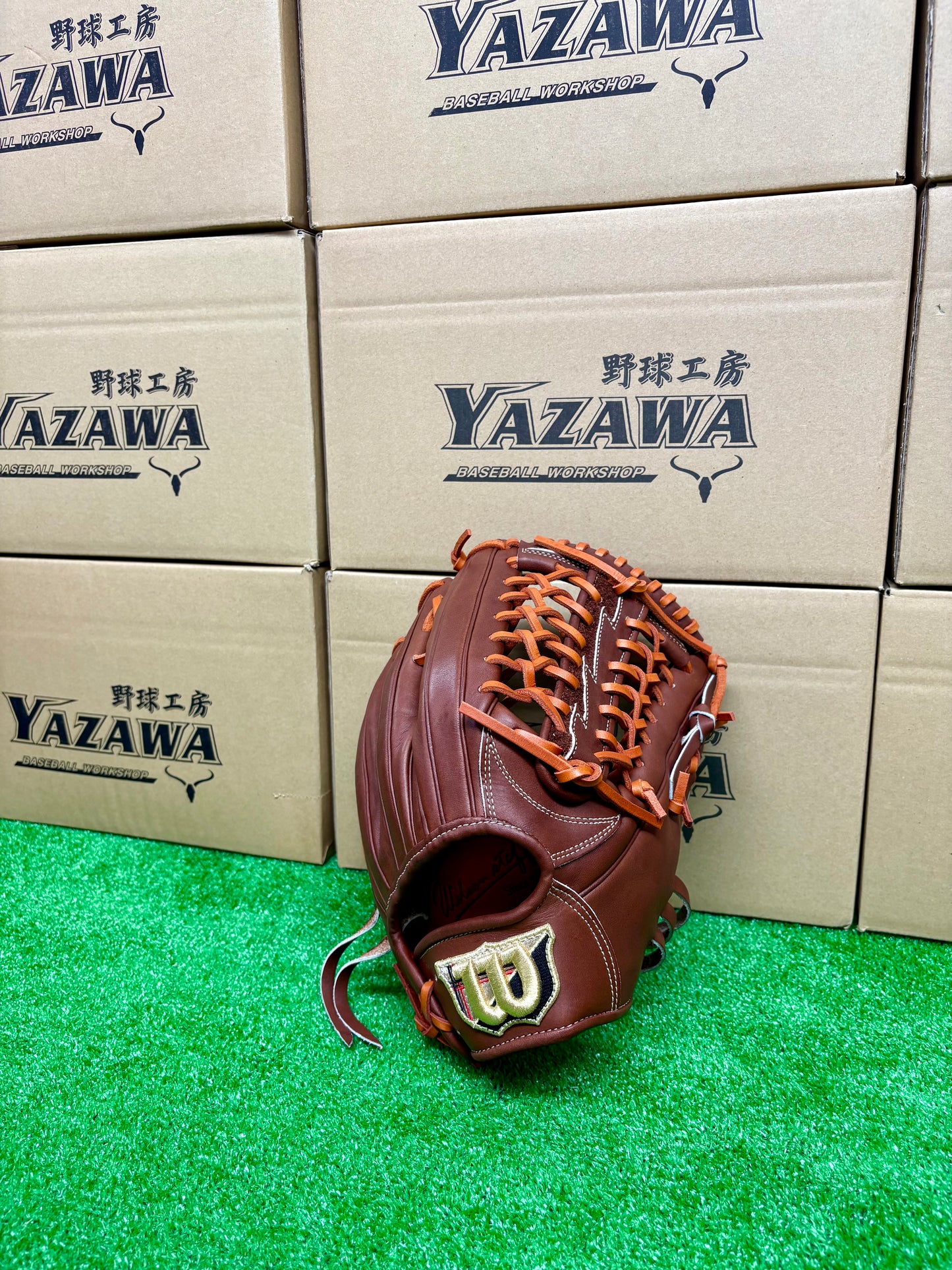 Wilson　硬式外野手用グラブ　D8F型 ウォルナット