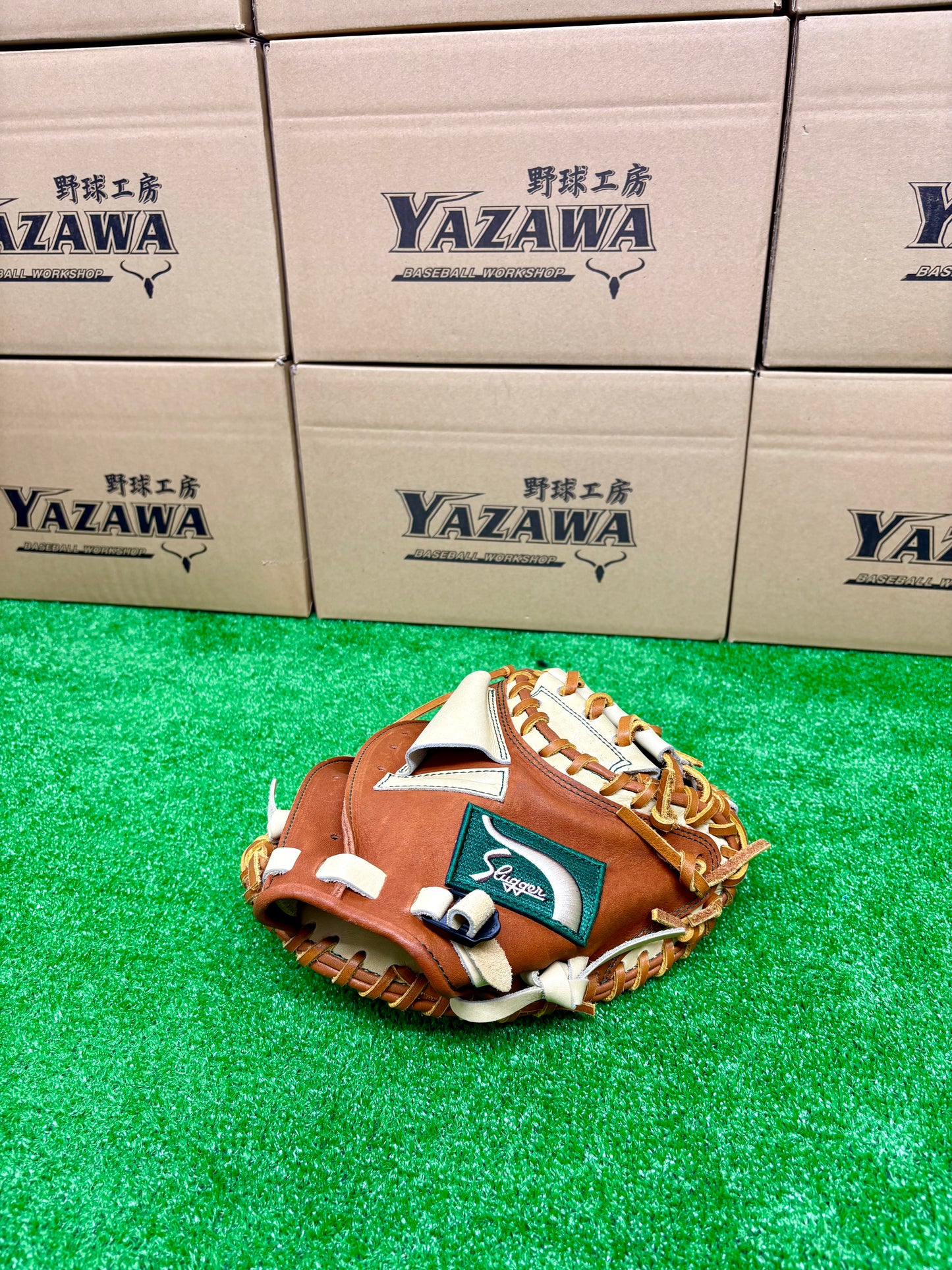 久保田スラッガー　限定トレーニング用ミット　TR‐CMP　トレンチ×ウッド