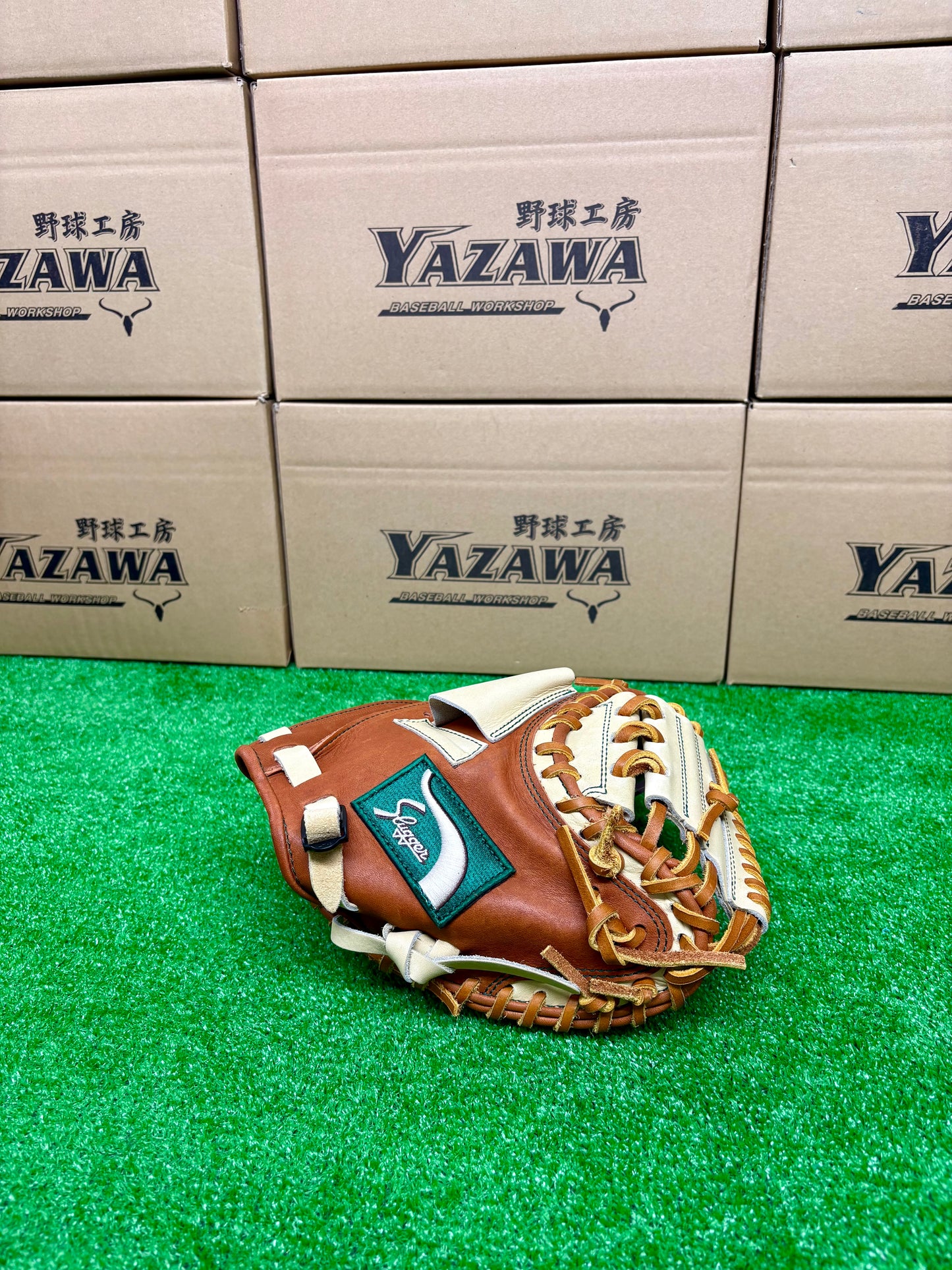 久保田スラッガー　限定トレーニング用ミット　TR‐CMP　トレンチ×ウッド