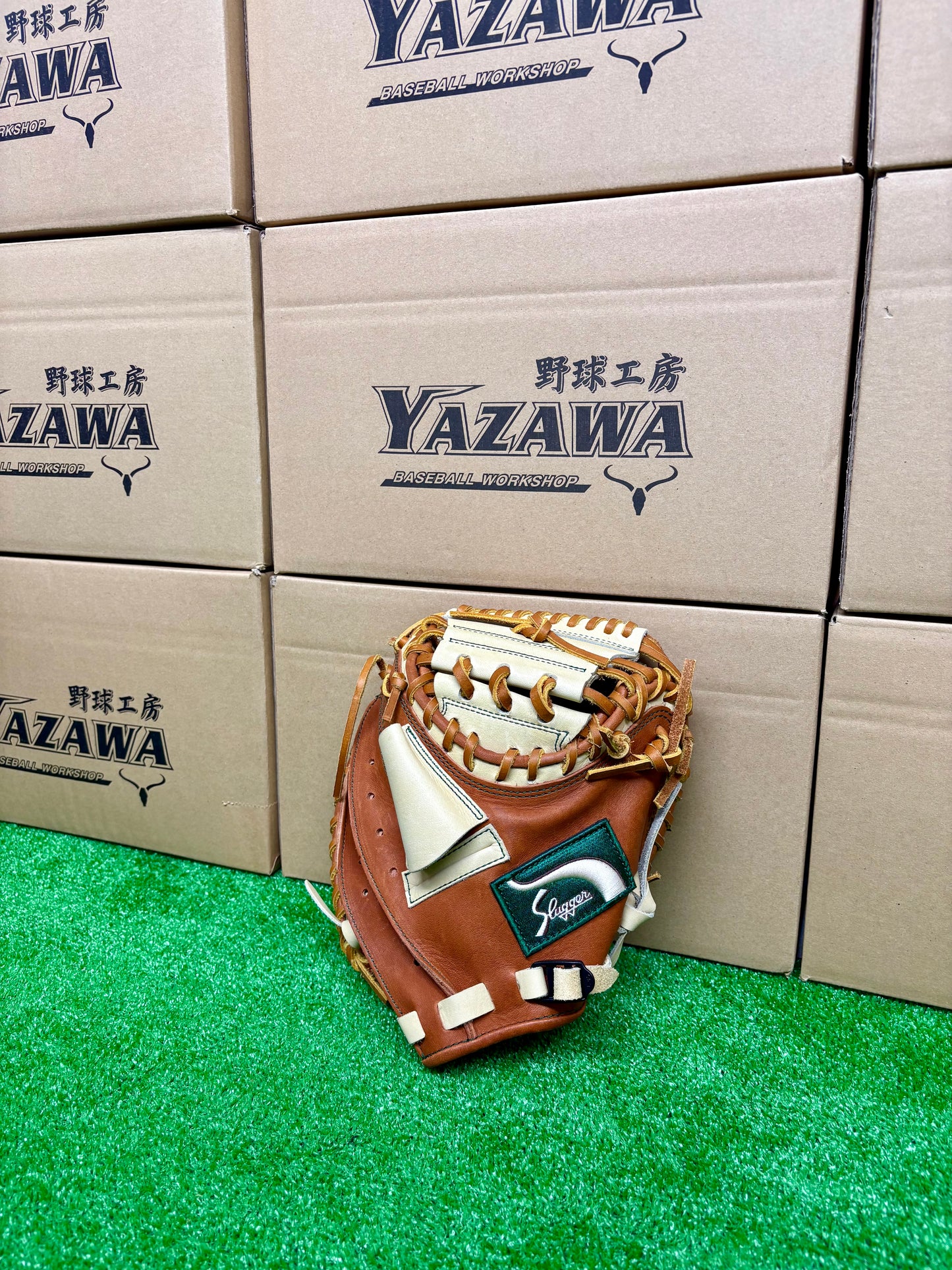 久保田スラッガー　限定トレーニング用ミット　TR‐CMP　トレンチ×ウッド